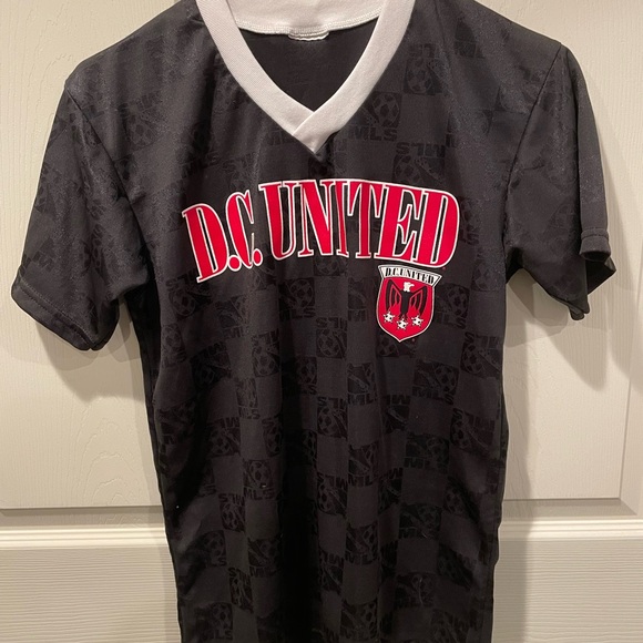 Majestic MLS DC United soccer Jersey and T-shirt YM - Picture 2 of 10